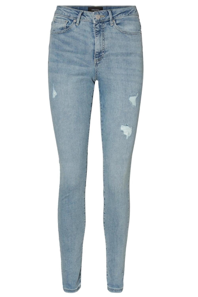 VMSOPHIA HR SKINNY DESTR J AM314 NO 10225526 LIGHT BLUE DENIM